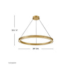 Fredrick Ramond Althea Large Chandelier Alternative Image 1