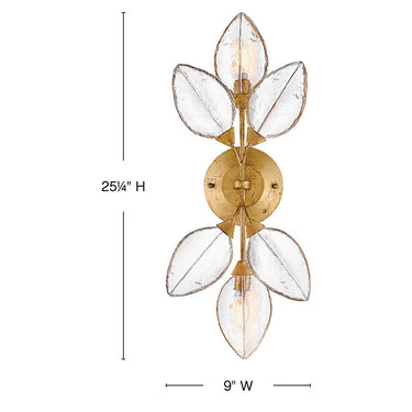 Fredrick Ramond Amira Large Two Light Sconce Alternative Image 1