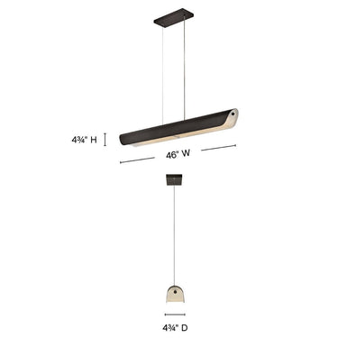 Fredrick Ramond Arco Medium Linear Pendant Alternative Image 1