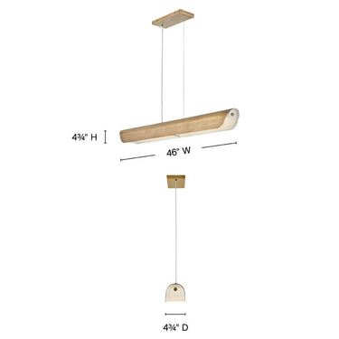 Fredrick Ramond Arco Medium Linear Pendant Alternative Image 8