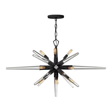 Fredrick Ramond Ariel Medium Twelve Light Linear Pendant 