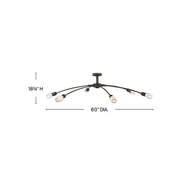 Fredrick Ramond Atera Extra Large Single Tier Chandelier Alternative Image 2