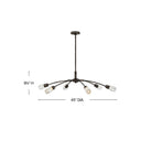 Fredrick Ramond Atera Large Single Tier Chandelier Alternative Image 1