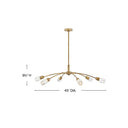 Fredrick Ramond Atera Large Single Tier Chandelier Alternative Image 9