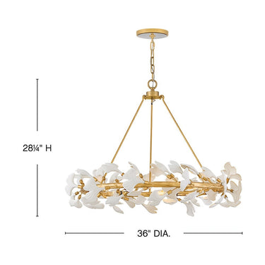 Fredrick Ramond Audra Large Ring Chandelier - FR41934DG Alternative Image 1