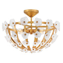 Fredrick Ramond Azalea Medium Semi-Flush Mount 