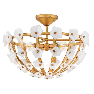 Fredrick Ramond Azalea Medium Semi-Flush Mount 