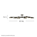 Fredrick Ramond Cava Large Convertible Semi-Flush Mount Alternative Image 1