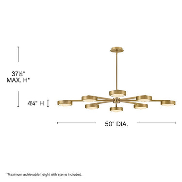 Fredrick Ramond Cava Large Convertible Semi-Flush Mount Alternative Image 11