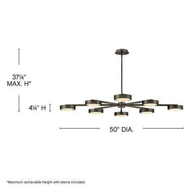 Fredrick Ramond Cava Large Convertible Semi-Flush Mount Alternative Image 2