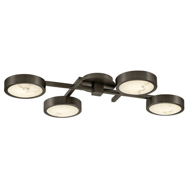 Fredrick Ramond Cava Large Flush Mount in Black Oxide Finish Alternative Image 2