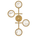 Fredrick Ramond Cava Large Flush Mount in Lacquered Brass Finish Alternative Image 4