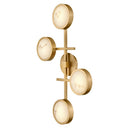 Fredrick Ramond Cava Large Flush Mount in Lacquered Brass Finish Alternative Image 6