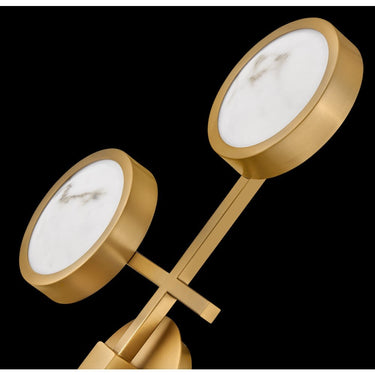 Fredrick Ramond Cava Large Flush Mount in Lacquered Brass Finish Alternative Image 8