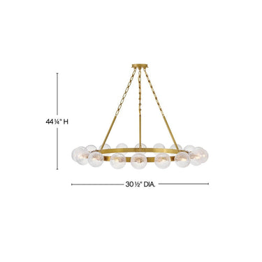 Fredrick Ramond Coco Large Single Tier Chandelier Alternative Image 1