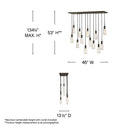 Fredrick Ramond Cosette Medium Thirteen Light Linear Pendant Alternative Image 1