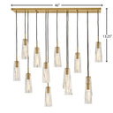 Fredrick Ramond Cosette Medium Thirteen Light Linear Pendant Alternative Image 10