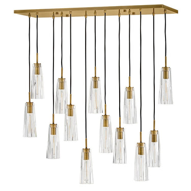 Fredrick Ramond Cosette Medium Thirteen Light Linear Pendant Alternative Image 12