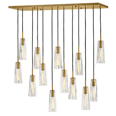 Fredrick Ramond Cosette Medium Thirteen Light Linear Pendant Alternative Image 9