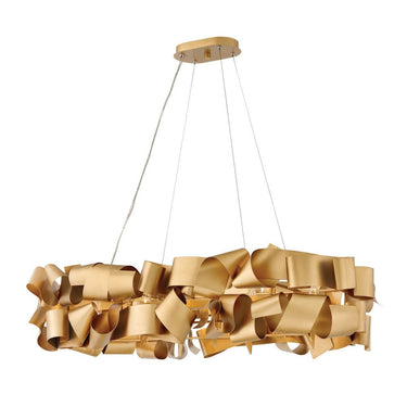 Fredrick Ramond Delfina Large Six Light Linear Chandelier 