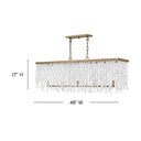 Fredrick Ramond Dune Medium Five Light Linear Pendant Alternative Image 1