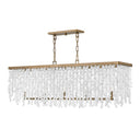 Fredrick Ramond Dune Medium Five Light Linear Pendant 