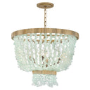 Fredrick Ramond Dune Medium Single Tier Chandelier Alternative Image 5