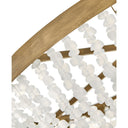 Fredrick Ramond Dune Medium Single Tier Chandelier in Burnished Gold Finish Alternative Image 4