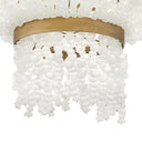 Fredrick Ramond Dune Medium Single Tier Chandelier in Burnished Gold Finish Alternative Image 6
