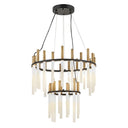 Fredrick Ramond Echo Medium LED Multi Tier Chandelier 