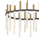 Fredrick Ramond Echo Medium LED Single Tier Chandelier Alternative Image 2