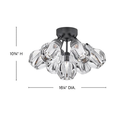 Fredrick Ramond Elise Medium Semi-Flush Mount Alternative Image 1