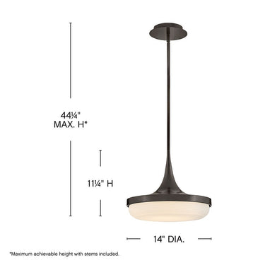 Fredrick Ramond Elsa Medium LED Convertible Pendant Alternative Image 1