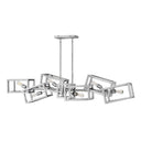 Fredrick Ramond Ensemble Large Six Light Linear Pendant 