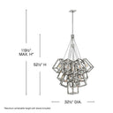 Fredrick Ramond Ensemble Medium Multi Tier Chandelier Alternative Image 1