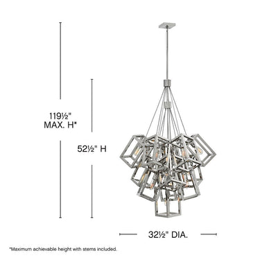 Fredrick Ramond Ensemble Medium Multi Tier Chandelier Alternative Image 1