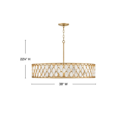 Fredrick Ramond Estie Large Chandelier Alternative Image 1