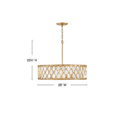 Fredrick Ramond Estie Medium Chandelier Alternative Image 1