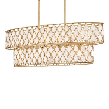Fredrick Ramond Estie Medium Ten Light Linear Pendant Alternative Image 3
