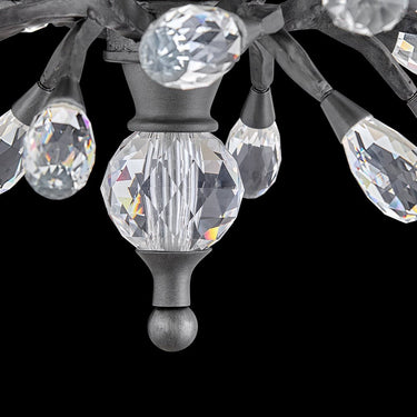 Fredrick Ramond Eve Medium Single Tier Chandelier in Brushed Graphite Finish Alternative Image 3