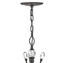 Fredrick Ramond Eve Medium Single Tier Chandelier in Brushed Graphite Finish Alternative Image 4