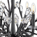 Fredrick Ramond Eve Medium Single Tier Chandelier in Brushed Graphite Finish Alternative Image 5