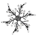 Fredrick Ramond Eve Medium Single Tier Chandelier in Brushed Graphite Finish Alternative Image 7