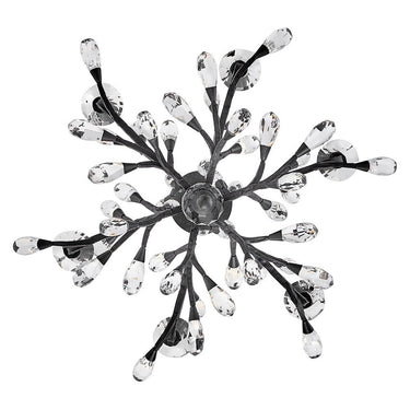 Fredrick Ramond Eve Medium Single Tier Chandelier in Brushed Graphite Finish Alternative Image 7