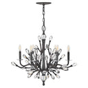 Fredrick Ramond Eve Medium Single Tier Chandelier in Brushed Graphite Finish Alternative Image 8