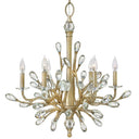 Fredrick Ramond Eve Medium Single Tier Chandelier in Champagne Gold Finish Alternative Image 2