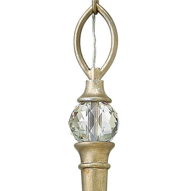 Fredrick Ramond Eve Medium Single Tier Chandelier in Champagne Gold Finish Alternative Image 5