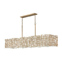 Fredrick Ramond Farrah Large Ten Light Linear Pendant 