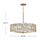 Fredrick Ramond Farrah Medium Drum Chandelier Alternative Image 1