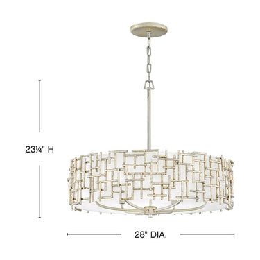 Fredrick Ramond Farrah Medium Drum Chandelier Alternative Image 7